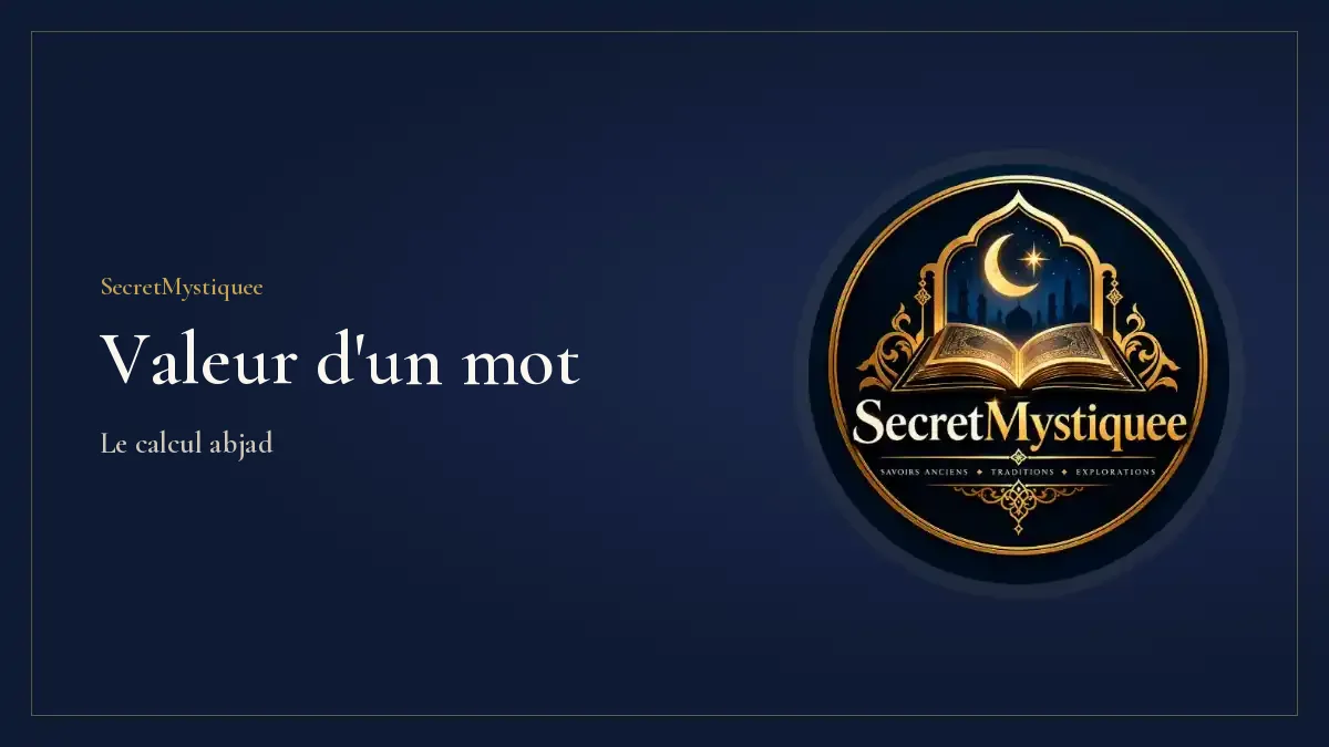 calculer la valeur d'un mot en abjad Couverture de l'article