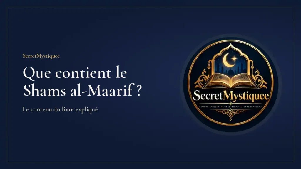 Que contient le Shams al-Maarif ? Couverture de l'article