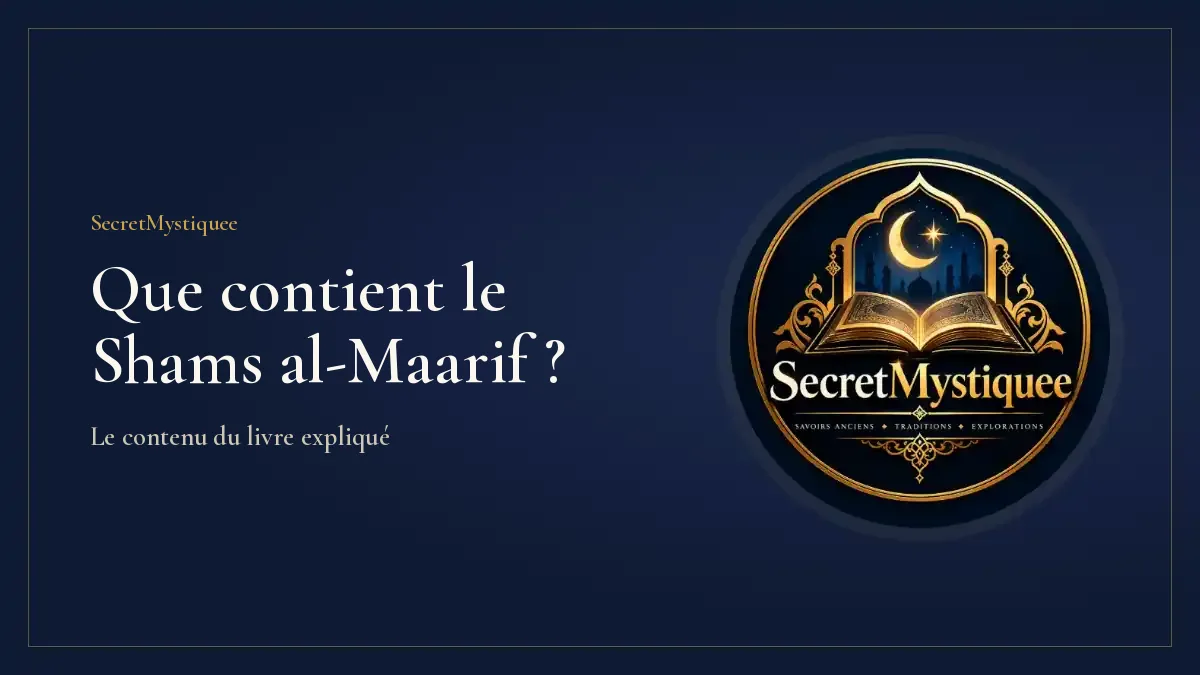 Que contient le Shams al-Maarif ? Couverture de l'article