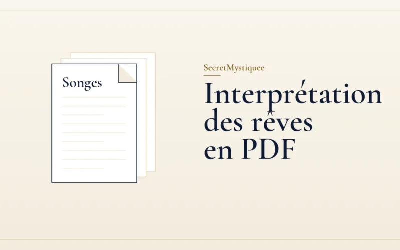 Pile de feuilles intitulée Songes, pour l'article interprétation des rêves en PDF