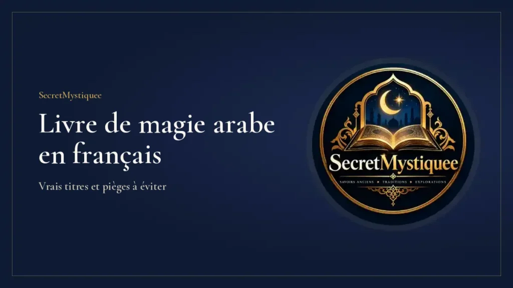 livre de magie arabe en français Couverture de l'article