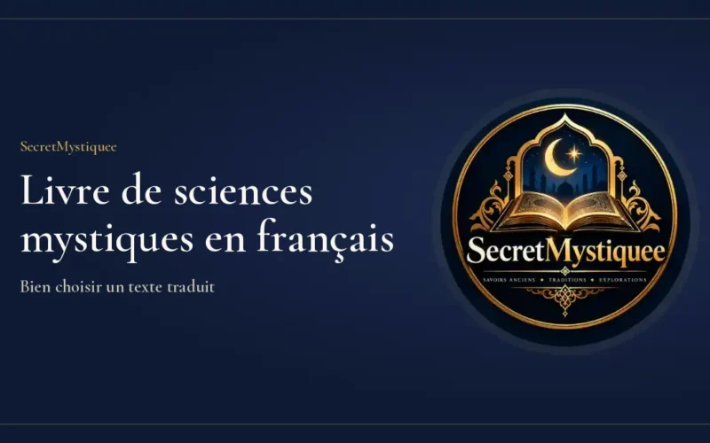 livre de sciences mystiques en français Couverture de l'article