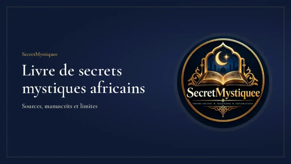 livre de secrets mystiques africains Couverture de l'article