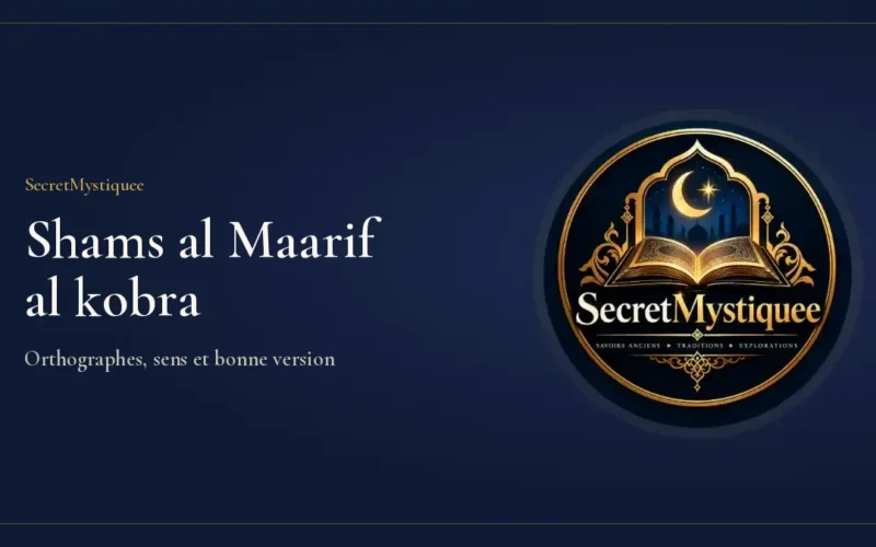 Livre Shams al Maarif al kobra : couverture de l'article