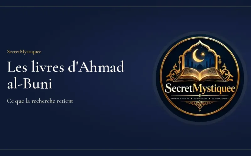 Quels sont les livres écrits par Ahmad al-Buni ? Couverture de l'article