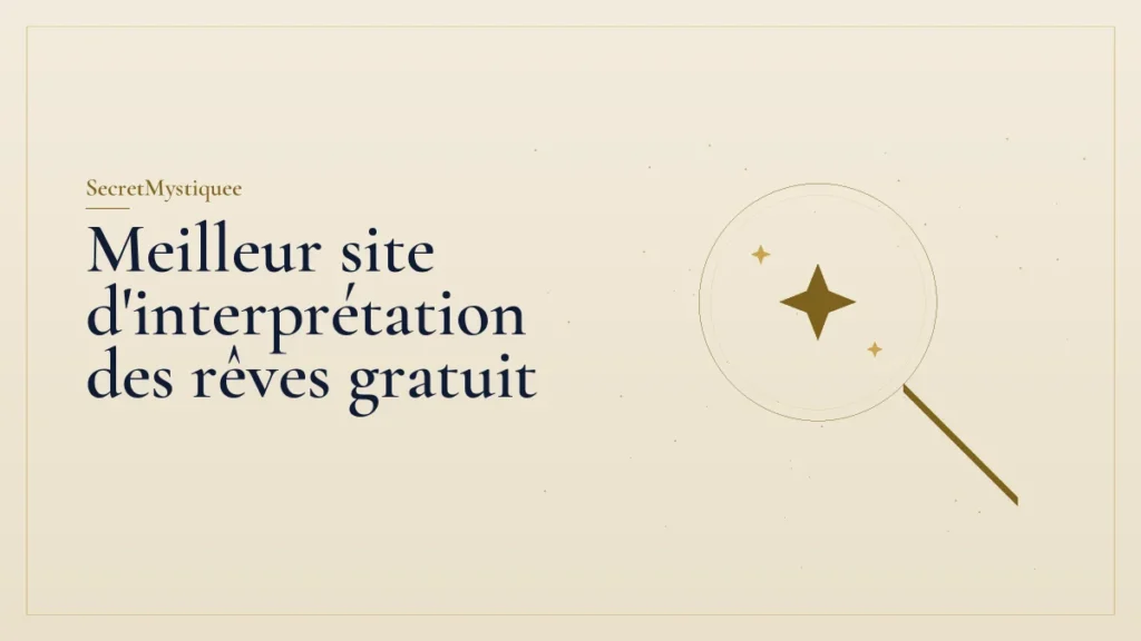 Loupe posée sur une étoile, pour l'article meilleur site d'interprétation des rêves gratuit
