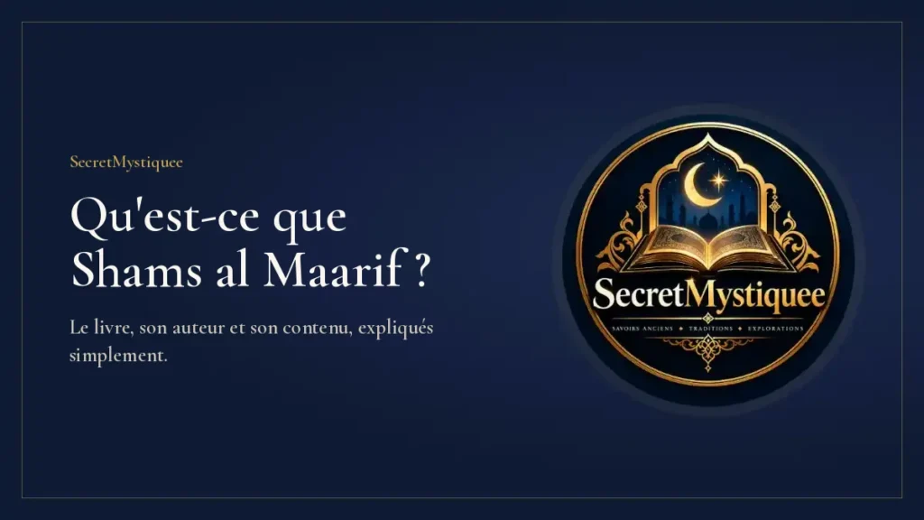 Qu’est-ce que Shams al maarif : couverture de l’article