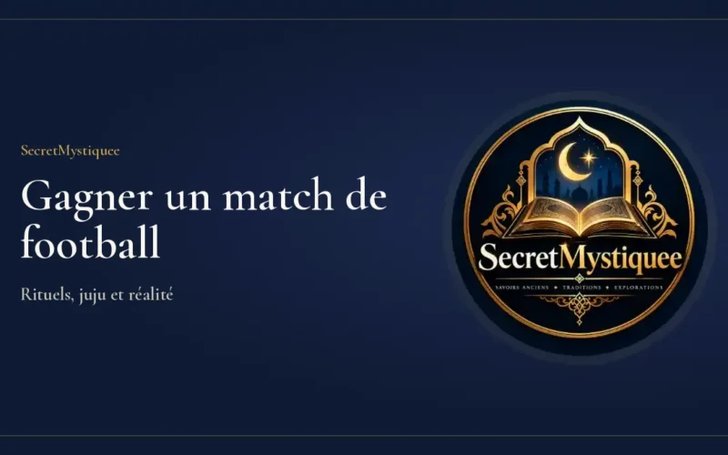 Ballon de football posé sur une pelouse au crépuscule devant un stade vide, illustration pour l'article secret mystique pour gagner un match de football