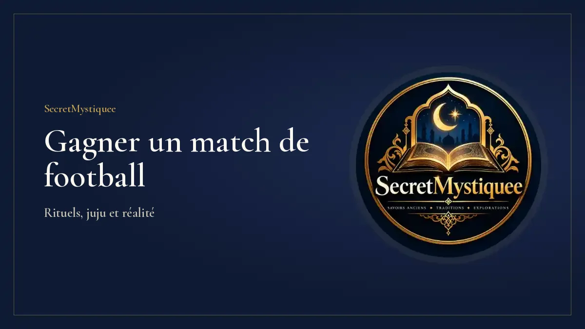 Ballon de football posé sur une pelouse au crépuscule devant un stade vide, illustration pour l'article secret mystique pour gagner un match de football