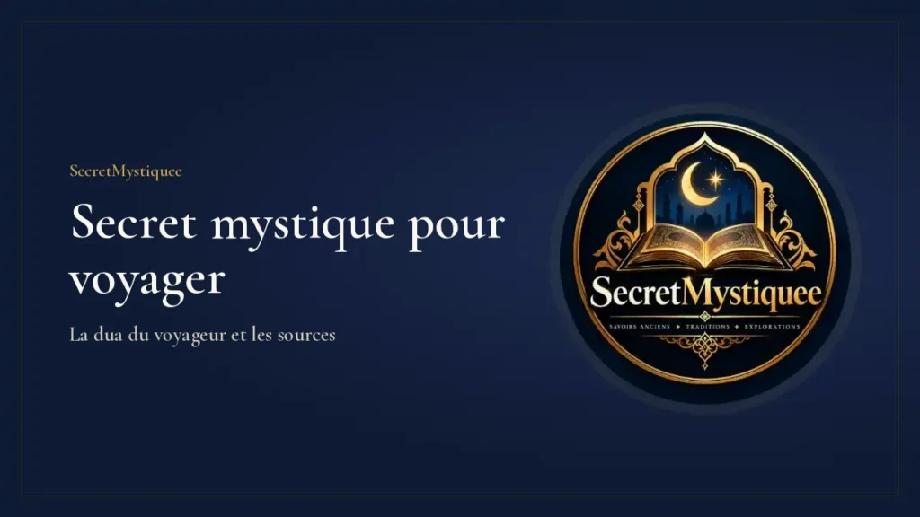 Valise posée près d'une porte ouverte au lever du jour, illustration pour l'article secret mystique pour voyager
