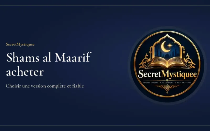 Shams al Maarif acheter : couverture de l'article