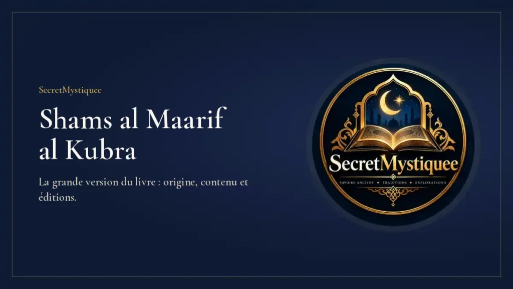Shams al-Maarif al-Kubra : couverture de l’article