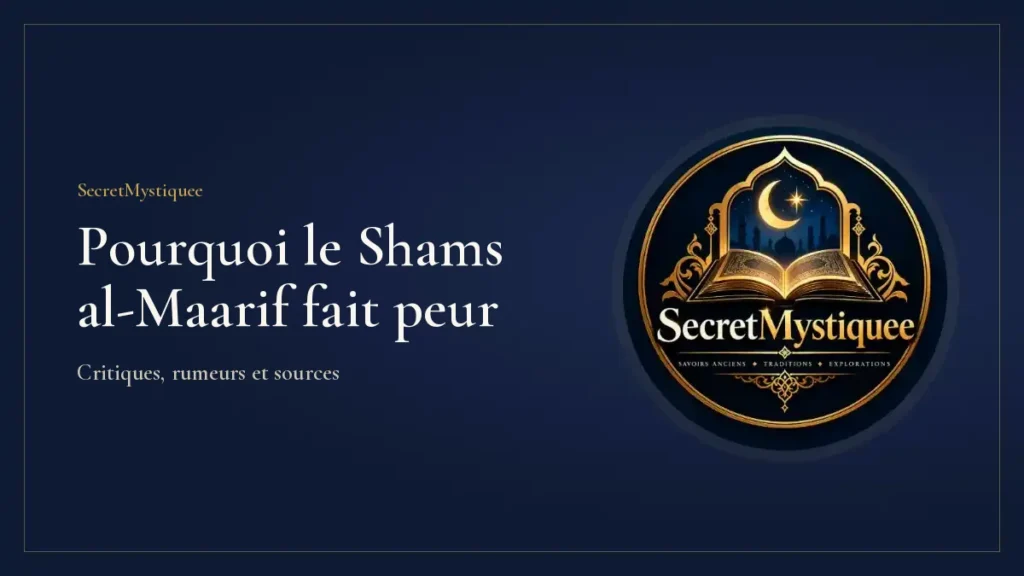Shams al-Maarif craint Couverture de l'article