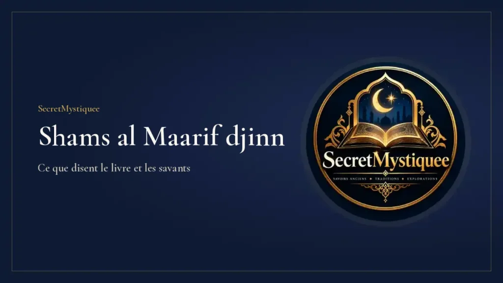 Shams al Maarif djinn Couverture de l'article