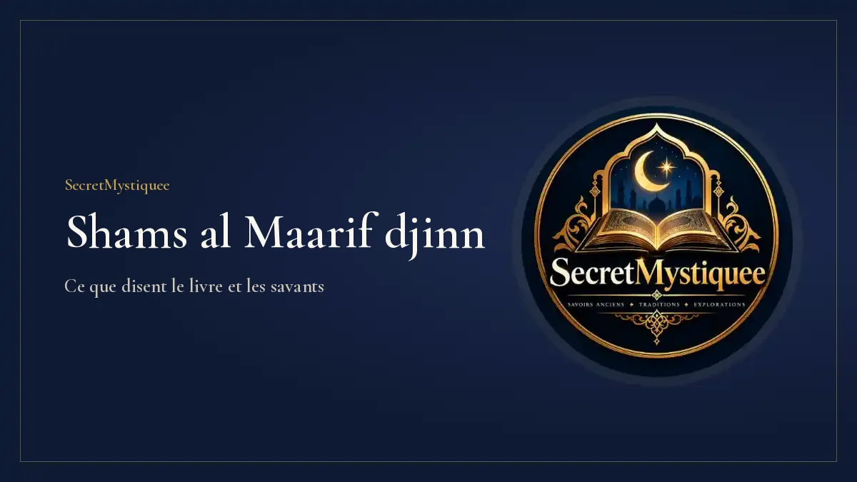 Shams al Maarif djinn Couverture de l'article