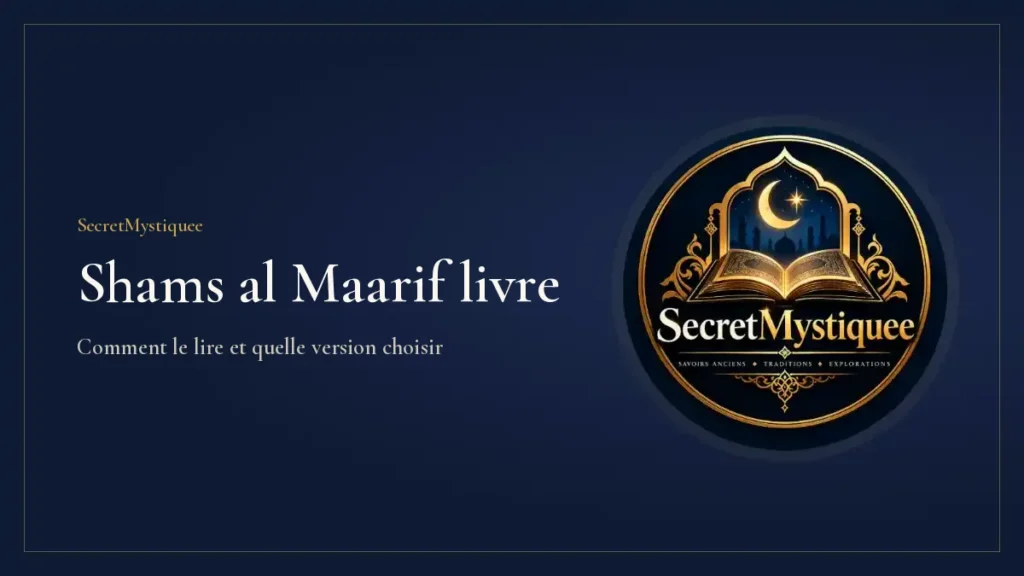 Shams al Maarif livre : couverture de l'article