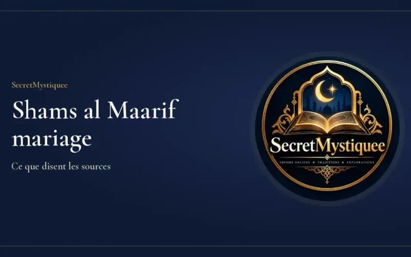 Shams al Maarif mariage Couverture de l'article