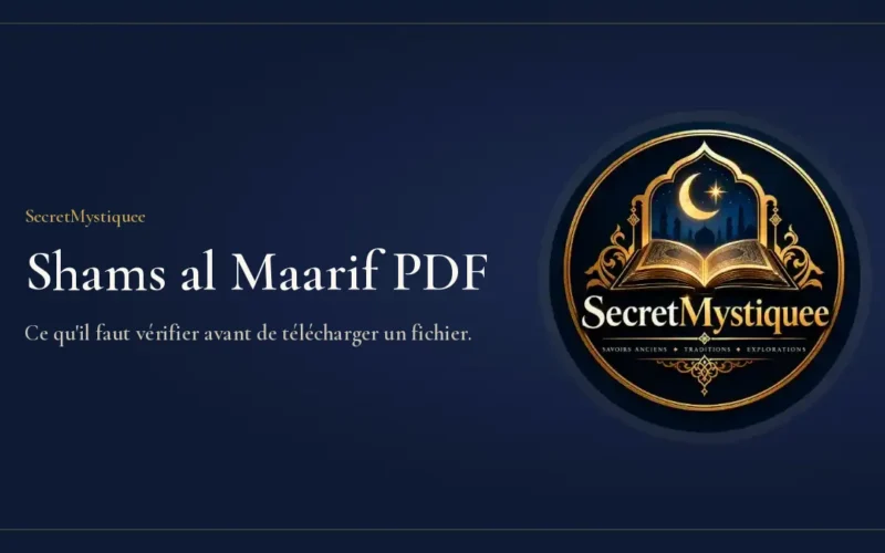 Shams al Maarif PDF : couverture de l’article