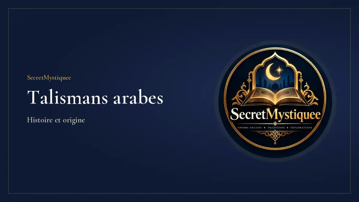 Talismans arabes histoire et origine Couverture de l'article